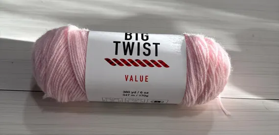 Big Twist Value Yarn in various colors